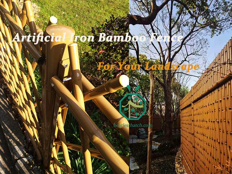 Bastone di bambù in ferro per la decorazione dell'hotel resort