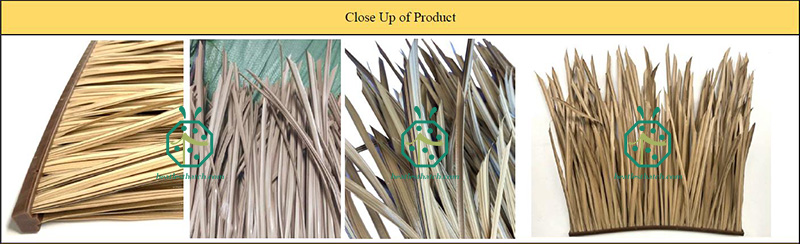 Materiali per tetto in paglia Reed resistenti ai raggi UV