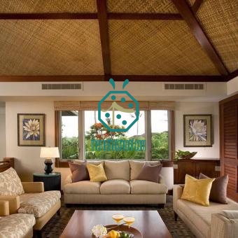 Interior Home Design Synthetic Bamboo Woven Ceiling Panel USA