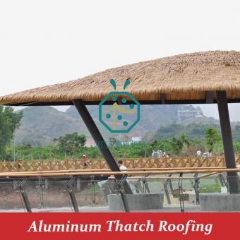 Wholesale Aluminum Thatch Roof for Sport Facilities Tiki Hut Building