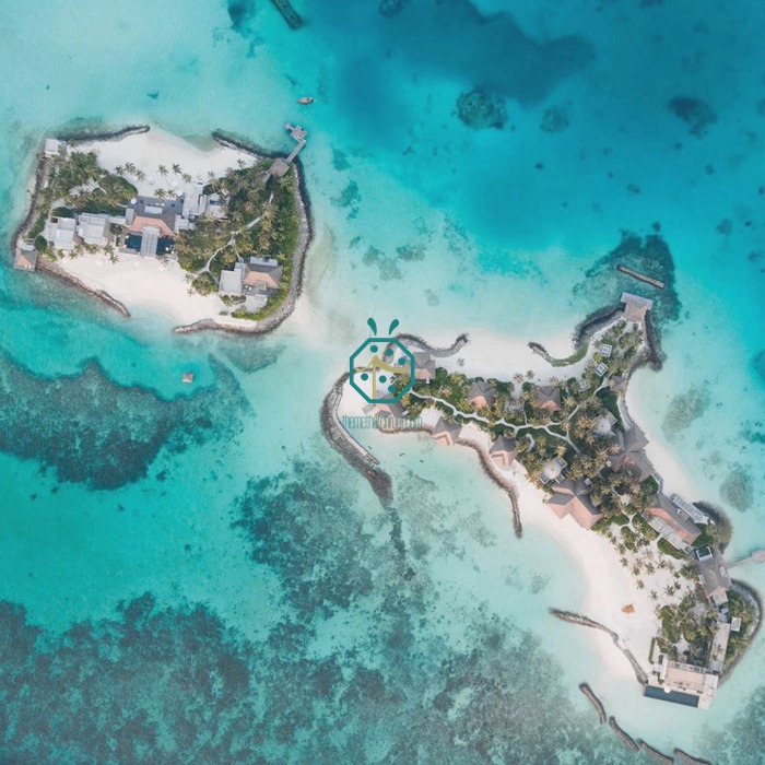 L'hotel Resort delle Maldive sceglie piastrelle di paglia Cadjan artificiali di alto livello per il progetto del bungalow Water Villa